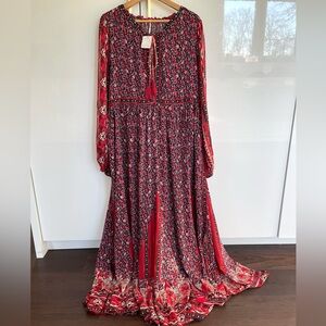 Free People Happy feelings maxi dress size XL NWT